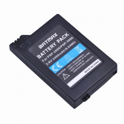 Bateria de psp 1pc 2400mah para sony psp2000 psp3000 gamepad batmax
